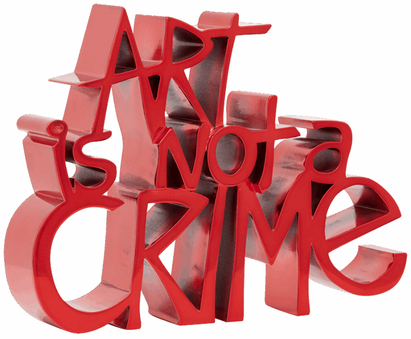 Art Is Not A Crime - Red