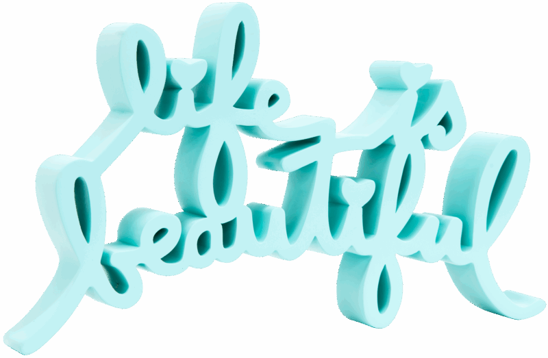 Life Is Beautiful - Mint Large