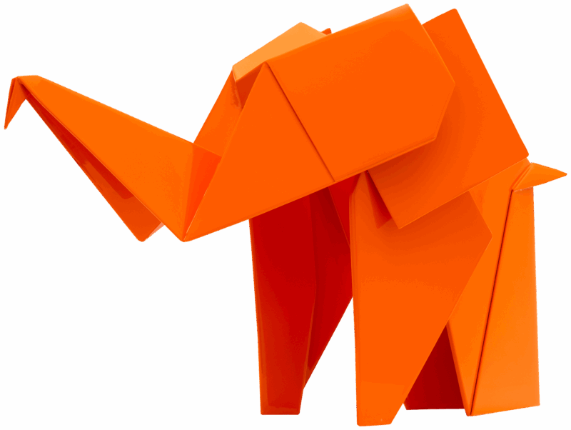 Imagiro Elephant Orange