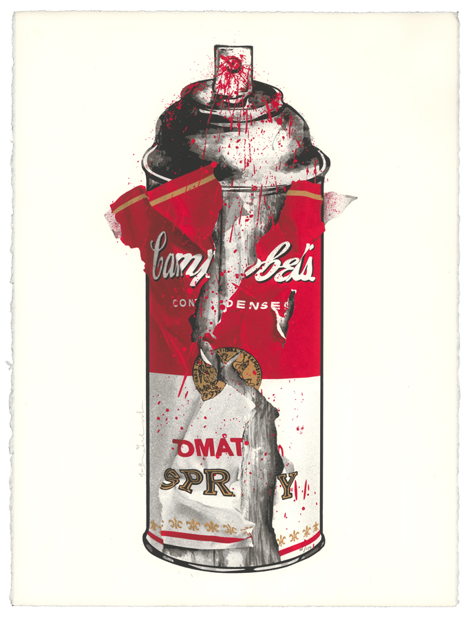 Torn Spray Can